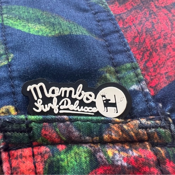 Mambo Surf Mens Boardshorts Drinking Beer Galah Bird Quick Dry Size XXL or 40 - Picture 9 of 11